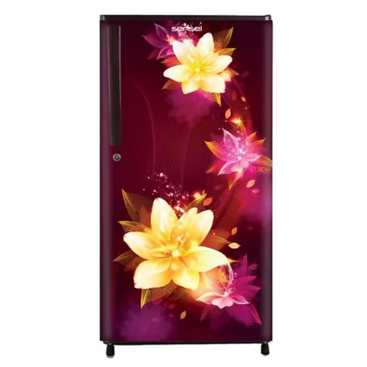 Della Refrigerator 180 Ltr Red Flower