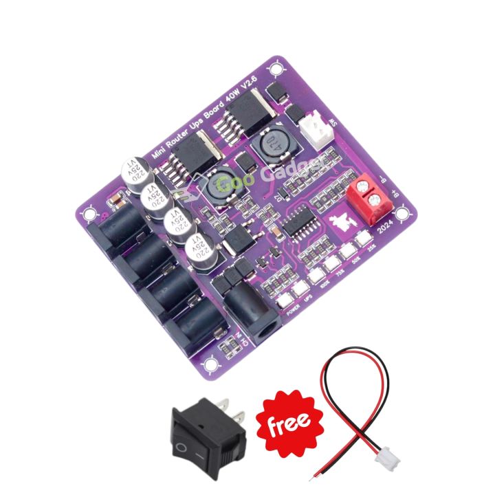 UPS%20Circuit%20Borad%20%20Mini%20Router%2040W%20V2.6%20Battery%20Charger%20Board%2011.1V%20Battery%20Charger%20-%20Image%203