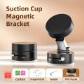 Foldable Mobile Phone Holder Vacuum Suction Cup Holder Magnetic Car Phone Holder for iPhone / Android. 