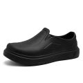 Chef shoes four seasons new non-slip oil-resistant plus size business men's EVA shoes fashion comfortable soft-soled rain boots.