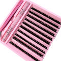 DIY Lashes Extension Kit Lash Bond and Seal Remover Eyelashes 200 PCS Clusters Makeup Tools for Gluing Lashes Gluing Glue. 