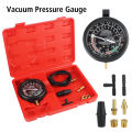 Automotive Manometer Vacuum Pressure Tester Motorcycle Car Cylinder Fuel Exhaust System Oxygen Sensor Test Gauge 4pcs Adapter. 