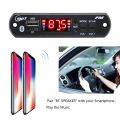 12V DIY MP3 Player Bluetooth 5.0 MP3 Decoder Board 80W 50W Amplifier Audio Player Car FM Radio Module TF USB Mic Record Call.