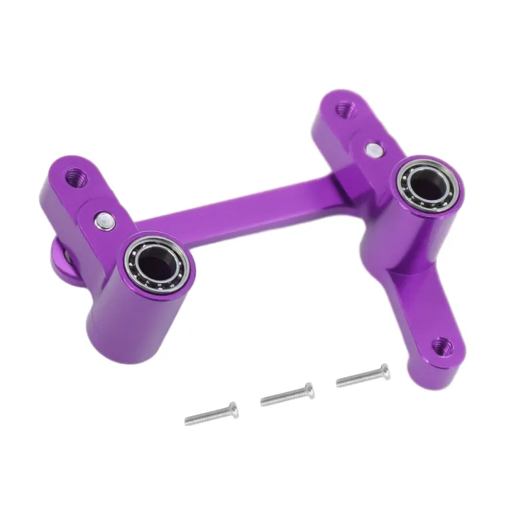 CNC%20Aluminum%20Steering%20Group%20Assembly%20With%20Bearings%20Link%20Tie%20Rod%20For%201/14%20MJX%2014209%2014210%20RC%20Car%20Metal%20Modification%20Upgrade%20Parts%20-%20Image%206