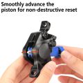 Portable Bicycle Brake Pad Spreader Tool 360° Rotatable Bike Oil Disc Piston Reset Hydraulic Brake Caliper Piston Extension. 