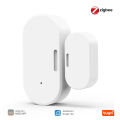 MOES Tuya Zigbee Smart Light-Sensing Door/Window Sensor, Wireless Open/Close APP Alert & Light Detection, Home Security.