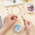 19 Strands Bead String Wire (0.015 inch/0.38mm 49FT) Nylon Stainless Steel Beading for Necklace Bracelet Making LightGray kit. 