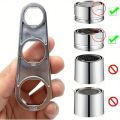 6 In 1 Faucet Aerator Wrench Plumber Easy-Grip Spout Removal Tool Zinc Alloy Disassembly Wrenches for M18/M18.5/M20/M22/M24/M28. 