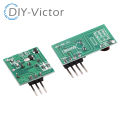 Smart Electronics 433Mhz RF transmitter and receiver Module link kit For arduino/ARM/MCU WL diy 315MHZ/433MHZ wireless. 