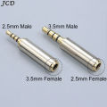 JCD 2PCS Aux Cable Converter 3.5mm to 2.5mm / 2.5mm to 3.5mm Audio Adapter Stereo Headphone Amplifier Microphone Jack.