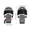 Motorcycle Phone Holder Cute Helmet Shaped Sun Visor Rainproof Handlebar Mirror Base Phone Brackets For Cell Phone Navigation.