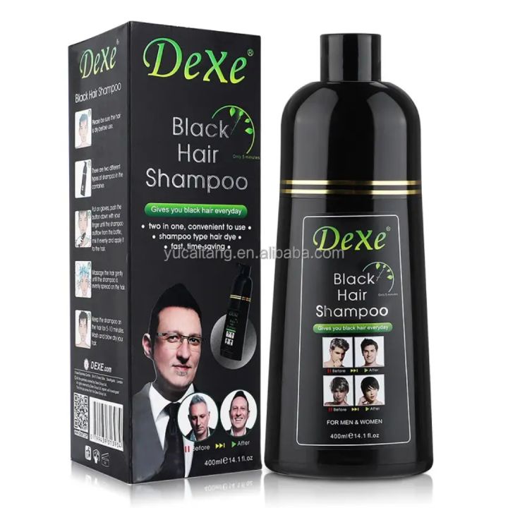 Dexe Black Hair Shampoo - 400ml