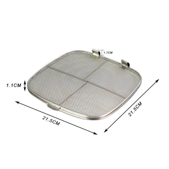 Stainless%20Steel%20Splatter%20Shield%20For%20AG301%20Reusable%205-in-1%20Indoor%20Grill%20Accessories%20Stainless%20Steel%20Splatter%20Screen%20For%20Ninja%20-%20Image%205