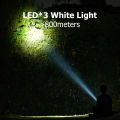 Smiling Shark SD-0701 Flashlight Super Bright LED Cycle Light Rechargeable Waterproof Torch Light for Camping Hiking Outdoors.