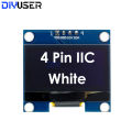 DIYUSER 1.3" IIC OLED Display Module White Blue Color Drive Chip SH1106 128X64 1.3 Inch LCD IIC I2C Communicate For Arduino. 