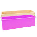 Toast Cake Loaf Mold Rectangular Baking Silicone Soap Mold with Wooden Box DIY Handmade Tool Kitchen Tools. 