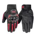 Motorcycle Gloves Black Racing Genuine Leather Motorbike Road Riding Team Glove Men Summer Winter Cycling Gloves.