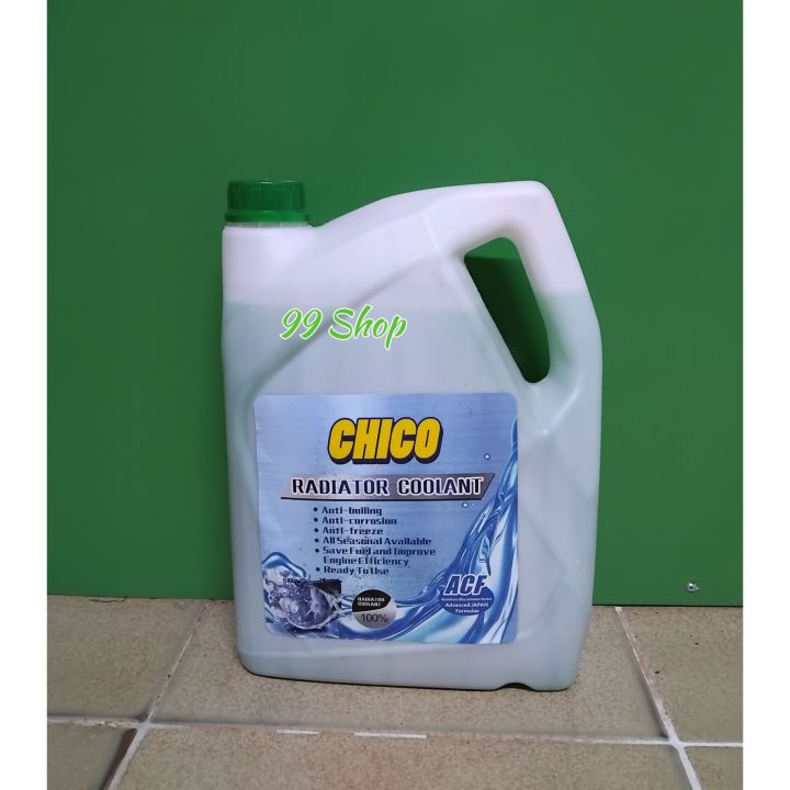Chico Radiator Coolant (4 li) Green colour အစိမ်းရောင် Made in Burma