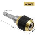 Quick connector bit holder Quick release hexagon drill bit. 
