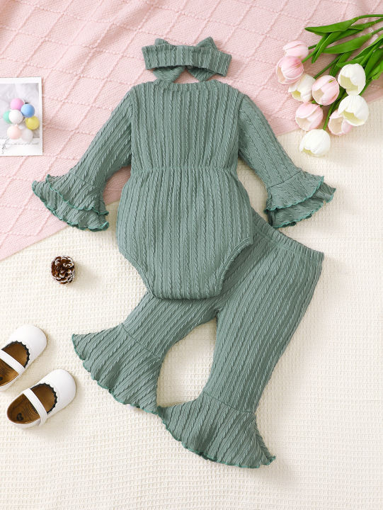Baby%20girl%20autumn%20and%20winter%20casual%20fashion%20texture%20fabric%20round%20neck%20double-layer%20flared%20sleeves%20bow%20bow%20front%20jumpsuit%20and%20flar%20-%20Image%206