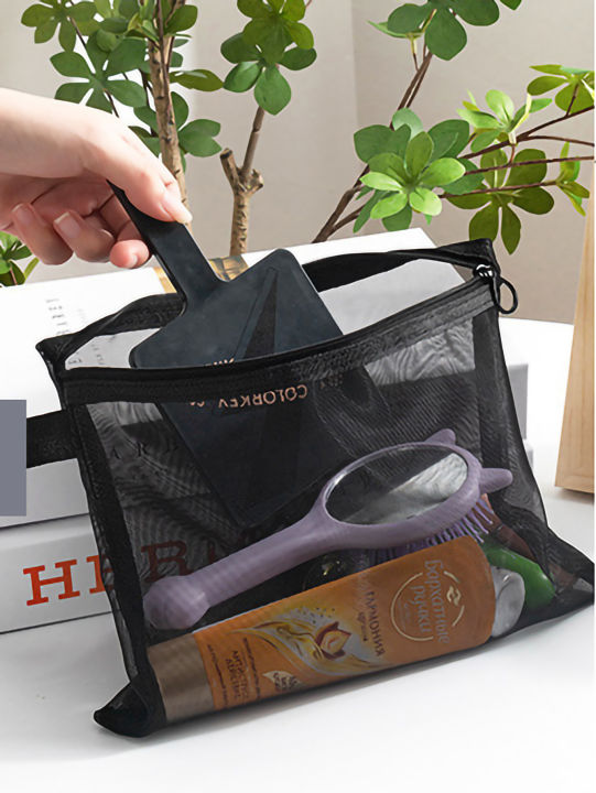 1/5/10pcs%20Mesh%20Clear%20Cosmetic%20Bags%20Women%20Black%20Makeup%20Bag%20Portable%20Travel%20Toiletry%20Organizer%20Case%20Lipstick%20Storage%20Pouch%20%20-%20Image%205