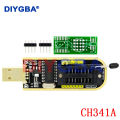 CH341A Programmer adapter+SOIC8 adapter+ SOP8 clip with cable+1.8V adapter CH341A EEPROM Flash BIOS USB programmer ZIF adapter. 