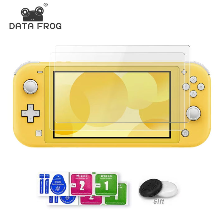 DATA FROG Tempered Glass Screen Protector Compatible Switch Lite Transparent HD Clear Screen Protector for Switch Lite