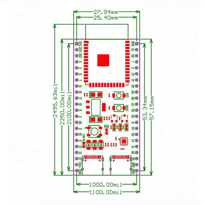 Arduino Sp 302 1-10Pcs ESP32-S3 Development Board 2.4G Wifi Module for Arduino ESP IDF ...