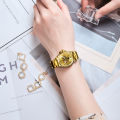 WINNER Fashion Skeleton Watch for Women Elegant Luxury Brand Automatic Mechanical Ladies Watches Gold Stainless Steel Strap 2023. 