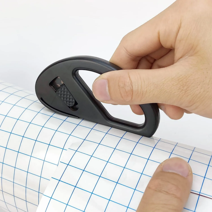 Easy-Glide Wrapping Paper Cutter with Safe Razor Blade, Perfect for ...