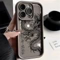 Oriental Style Happy Chinese Dragon Totem for Apple IPhone 13 14 15 Pro Max 12 11 Pro 7 8 Plus SE2 XR X XS MAX Shockproof Cover. 