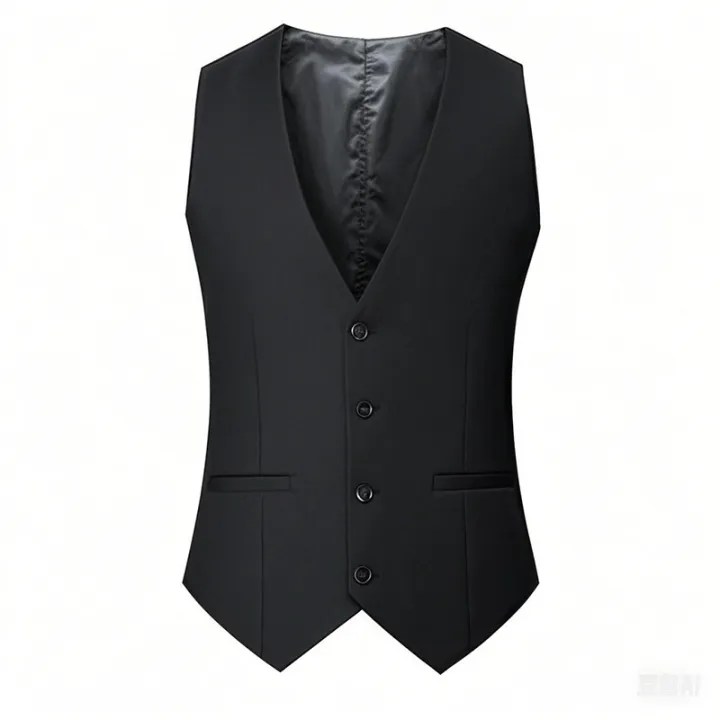 M-5XL%20Spring/summer%20Man%20Suit%20Vest%20Sleeveless%20Vest%20with%20Adjustable%20Waist%20Single%20Breasted%20Solid%20Color%20Business%20Suit%20Vest%20Wedding%20-%20Image%204