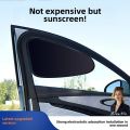 New Auto Sun Shade Cover Front Rear Side Window Shield Car Sun UV Blocking Electrostatic Sun Visor Curtains for Car Side Window. 