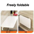 Wall Mounted Desk Laptop Stand, Folding Laptop Table Heavy Duty Fold for Home Study Bookshelf. 