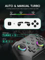 Data Frog Wireless Controller For  Switch OLED/LITE/PC Console Pro Gamepad with Programmable Turbo Function RGB Light. 