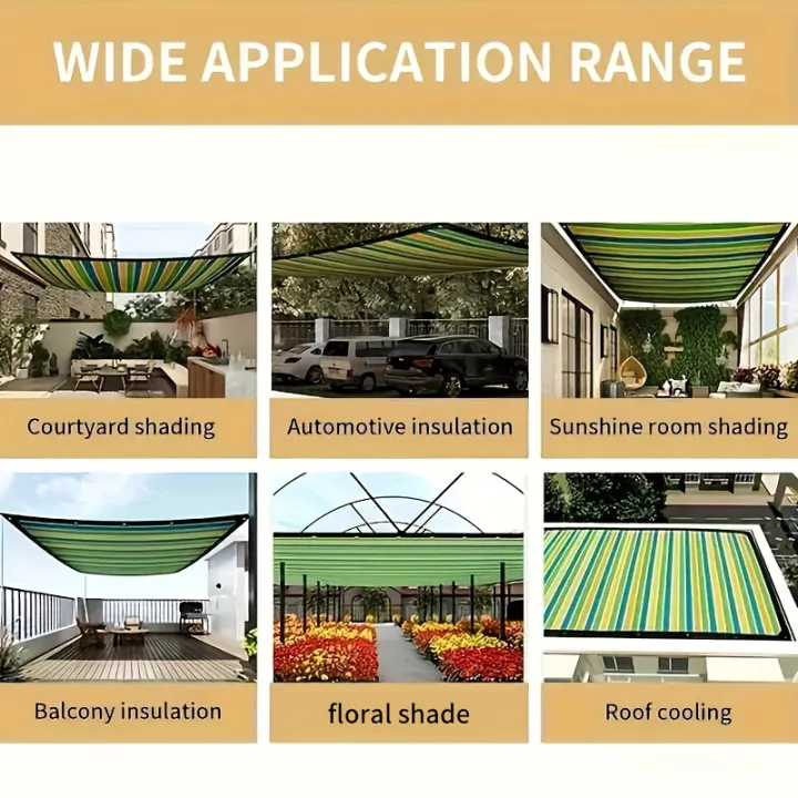 1pc%20Sun%20Shade%20Net%20-%201pc%20High-Density%20Breathable%20Mesh%20for%20Patio/Garden/Carport,%20Cooling%20Canopy%20Stripes%20All%20Weather%20Durability%20%EF%BB%BF%20-%20Image%202