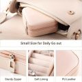 Mini Jewelry Storage Box Portable Home Travel Earrings Necklace Storage Case for Women Ring Organizer PU Leather Display Case. 