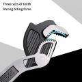 Multi-Function Adjustable Wrench Universal Wrench Fast Wrench CR-V Bathroom Pipe Wrench Plumber Multi Hand Tool. 