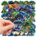 50Pcs Magic Forest Stickers Witch DIY Stickers Scrapbooking Phone Luggage Skateboard PET Waterproof Decals. 