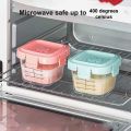 170ml Fashion Glass Food Storage Box Frozen Baby Food Glass Cup Simple Microwave Safe Baby Food Storage Jar for Little Ones. 