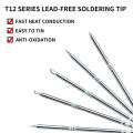 lefavor T12 Series Soldering Iron Tips for FX951 FX-952 soldering station High quality 1pcs. 