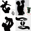 Father child hand Metal Cutting Dies Cut Mold Decoration Scrapbook Paper Craft Knife Mould Blade Punch Stencils. 