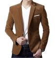 Men's Velvet Wine Red Fashion Suit Blazer. 