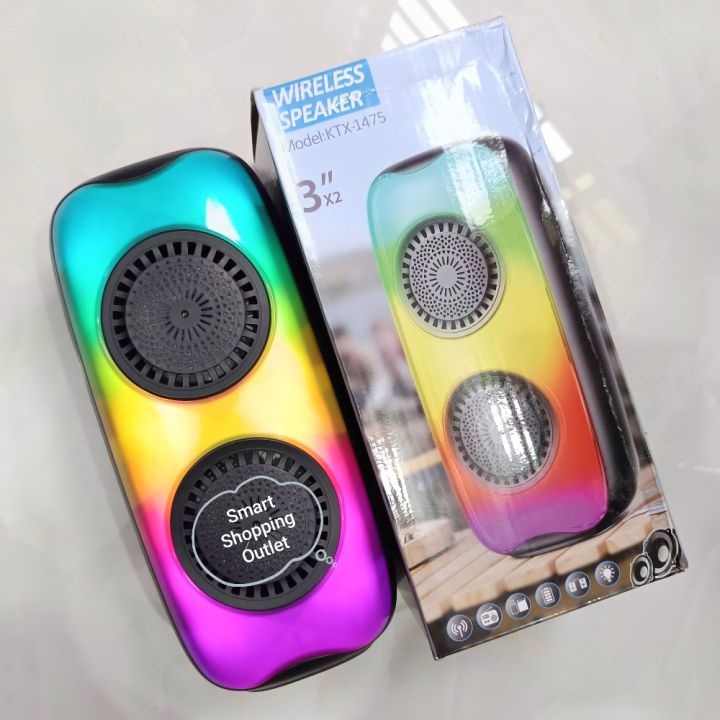 KTX-1475%20RGB%20Colorful%20Lighting%20Bluetooth,%20USB,%20SD%20Card%20Supported%2010W%20Speaker%20With%20FM%20Radio%20-%20Image%203