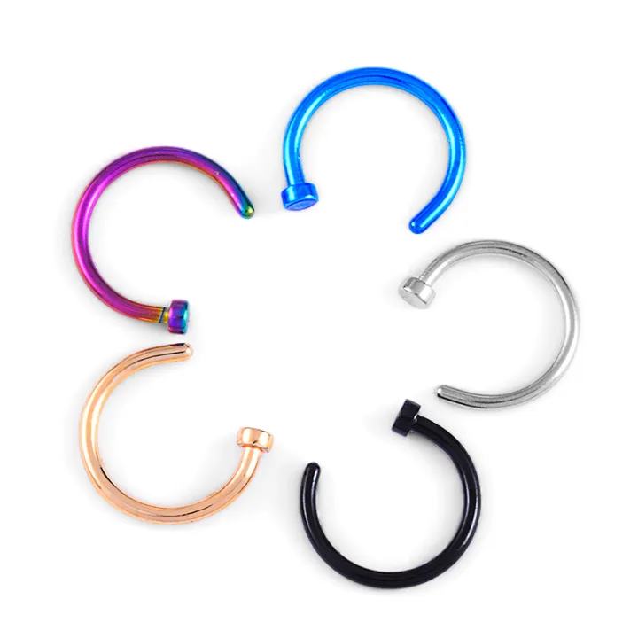 Nose Ring Nose Pin Lip Ring Earring 8mm