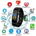 D115 PLUS Bluetooth Bracelet Smart Watch for Android and IOS - Black. 