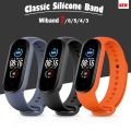 2Pcs Watchband For Mi Band 7 6 5 4 3 Bracelet Mi Band Strap Silicone Sport Replacement Wristband Smartwatch Accessories.