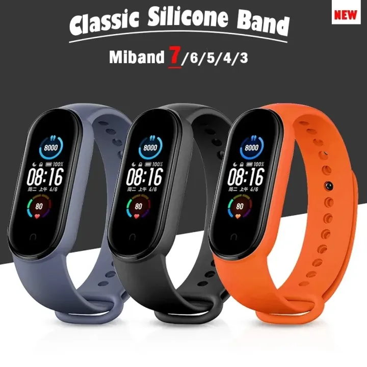 2Pcs%20Watchband%20For%20Mi%20Band%207%206%205%204%203%20Bracelet%20%20Mi%20Band%20Strap%20Silicone%20Sport%20Replacement%20Wristband%20Smartwatch%20Accessories%20-%20Image%203
