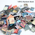 10PCS Dollhouse Miniature Magazines Books Novels Model Dolls House Scene Decor Accessories. 
