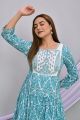 Floral Cotton Long Summer Lightweight Dress For Her. 
